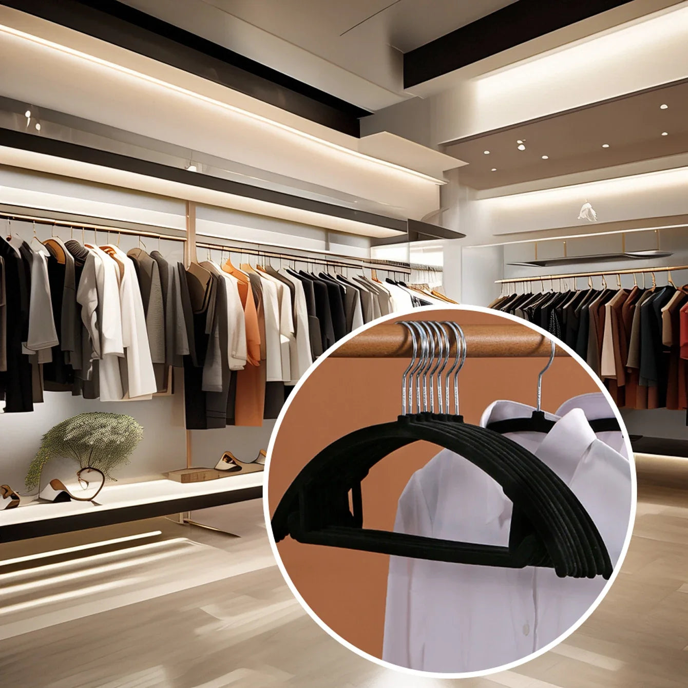 Velvet Closet Saver Hangers
