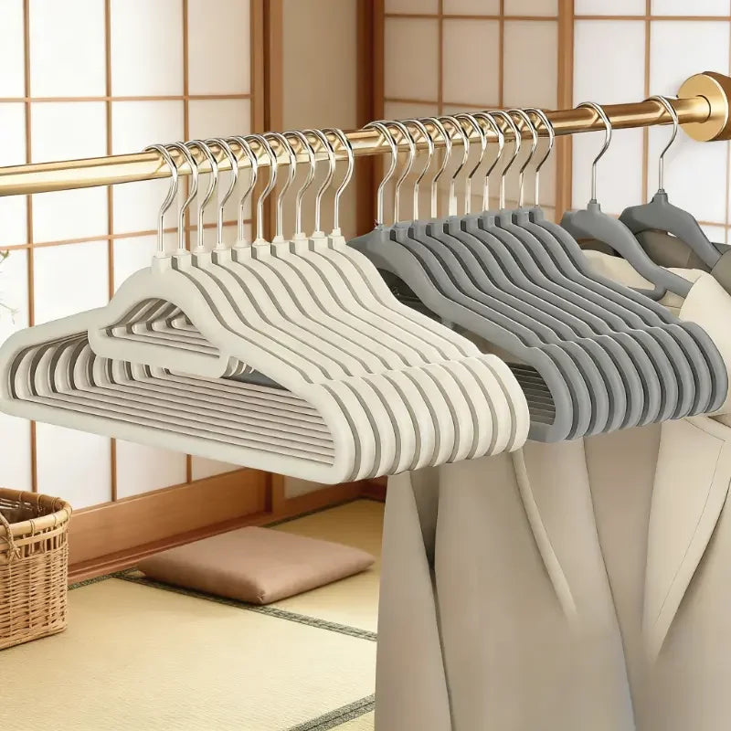 Velvet Non-Slip Closet Hangers