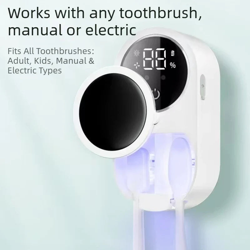 Quick Clean UV Toothbrush Holder
