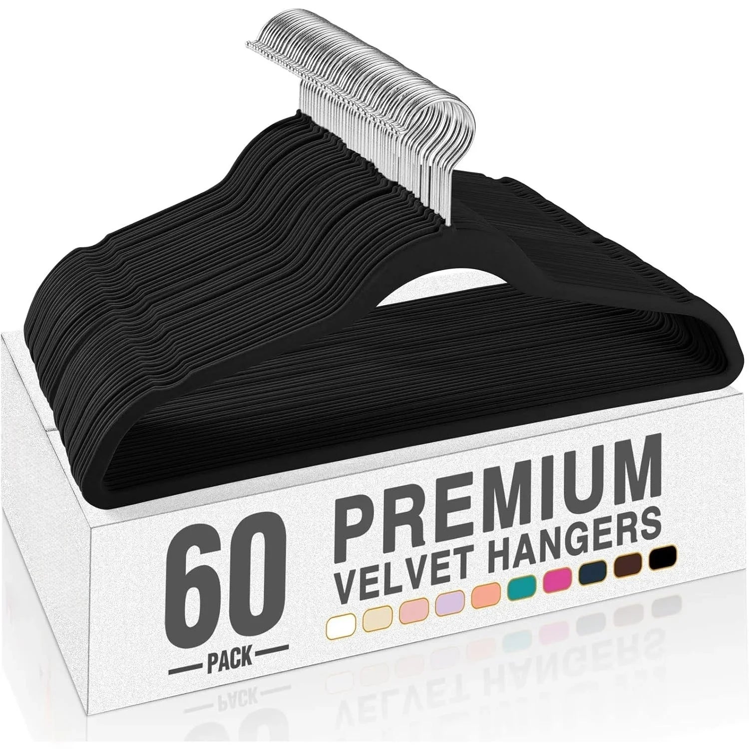 Velvet Non-Slip Closet Hangers